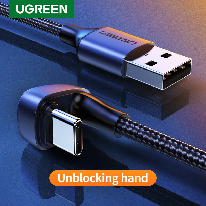 UGREEN USB C Angle Cable USB Type C Charger Cable - DG Services
