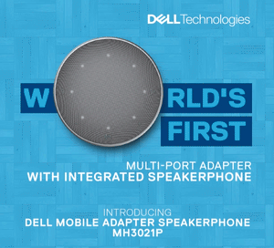Dell Mobile Adapter Speakerphone MH3021P